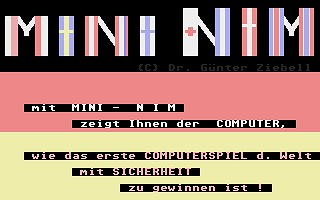 Mini NIM atari screenshot